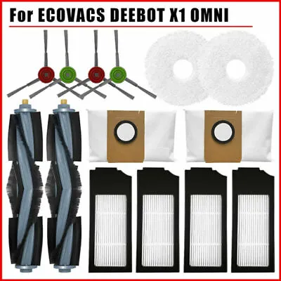 Replacement For Ecovacs Deebot X1 TURBO / OMNI Robot Vacuum Cleaner Accessories • $48.23