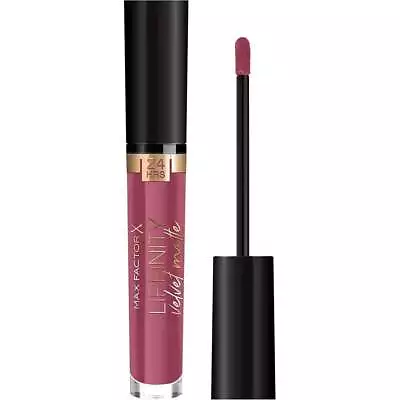 Max Factor Lipfinity Velvet Matte 24hr Lipstick - 005 Matte Merlot - New - Uk • £4.80