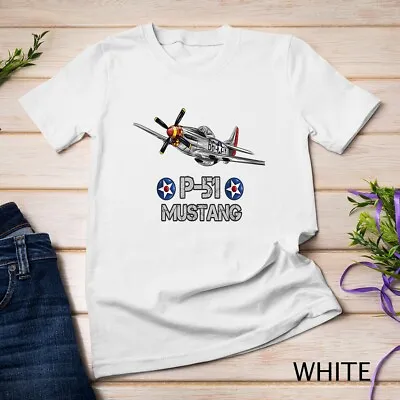 P-51 Mustang Fighter Airplane T-Shirt Unisex T-shirt • $16.99