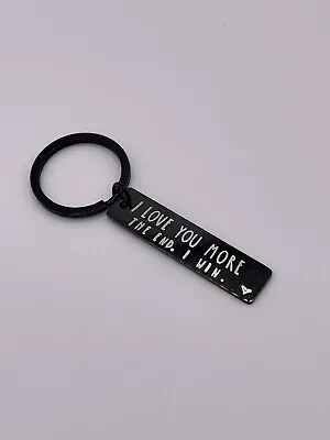 I Love You More Keyring • £1