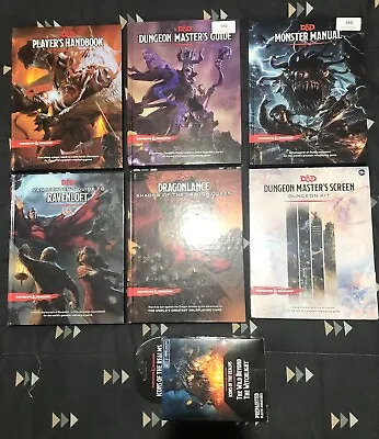 $264.95 • Buy Dungeons & Dragons|5th Edition|core Rulebook Lot|players Hb/dm’s Guide|brand New