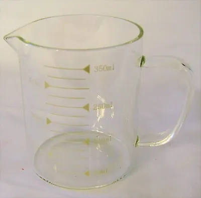 Borosilicate Glass Beaker With Handle Tea Coffee Mug Cup Cover Science Geek Gift • $19.94