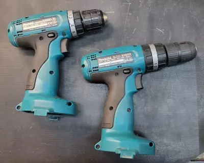 Makita Cordless Drill Drivers - Two Off - 8280D And 6280D - SPARES OR REPAIR • £19.95