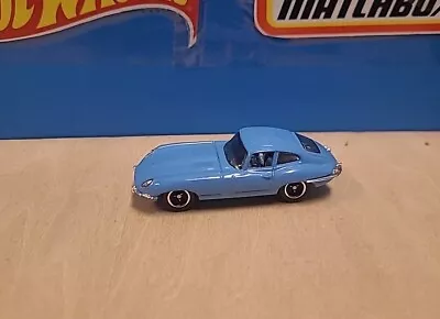 Matchbox 1961 Jaguar E-type Coupe Car Blue 2005 MBX Exotic 1:64 Loose • $0.99