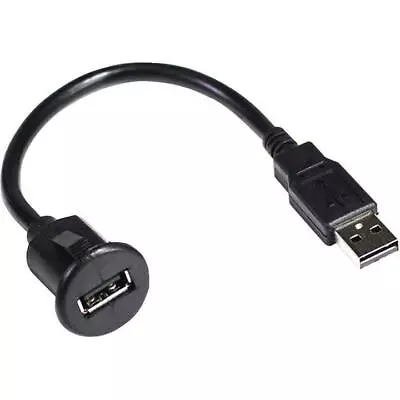 PAC USBDMA6 6ft USB Extension Cable With Dash Mount Bracket • $23.82