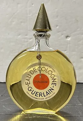 Guerlain Vintage Shalimar Perfume Eau De Cologne 6 Oz Full Bottle RARE. • $140