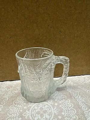 Flinstones McDonald’s Frosted Clear Treemendous Glass Mug Cup • $9