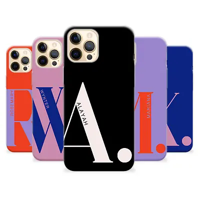 Personalised Case Phone Silicone Cover Slim Initial Name For IPhone 15 X 14 7 SE • £6.29