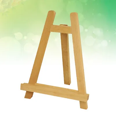 Mini Wood Display Easel Tabletop Easel Artist A-Frame Easel Photo Painting • £8.12