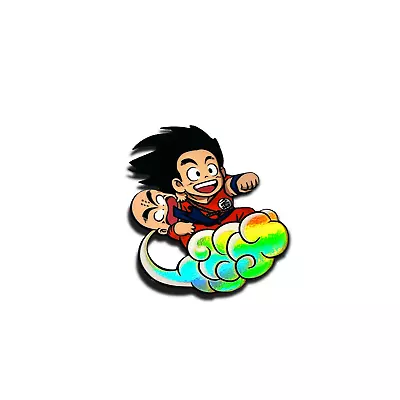 Dragon Ball Goku Nimbus Cloud Sticker Holographic Anime Peeker / Decal / Sticker • $5.99