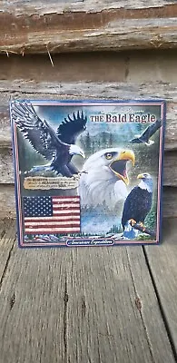Eagle Bird Square 3D Embossed Metal Tin Wildlife Wall Sign Decor/Cabin Art. 14  • $19.99