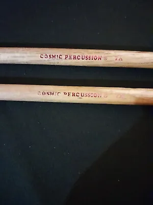 Pair Of Vintage Cosmic Percussion 7A Drum Sticks • $25.64