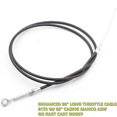  90  THROTTLE CABLE  CASING MANCO ASW GO KART CART Replaces Part Number: 8173 • $10.89