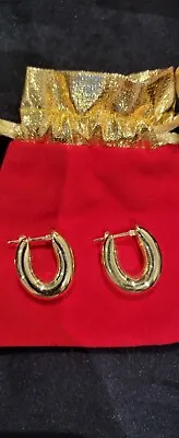 18ct Gold Hoop Earrings • £300