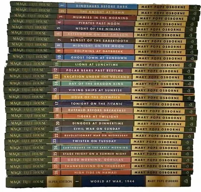 Lot Of 28 Magic Tree House Books Mary Pope Osborne #1-28 + Super Edition 1 PB VG • $39.99