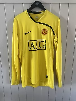 Manchester United 2008/09 Goalkeeper Nike Football Shirt Kuszczak #29 UK Size L • $86.31