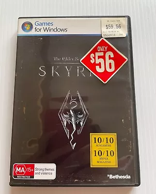 The Elder Scrolls V Skyrim For Windows 2011 Complete Map Manual 10/10 AUSGAMERS • $13.80