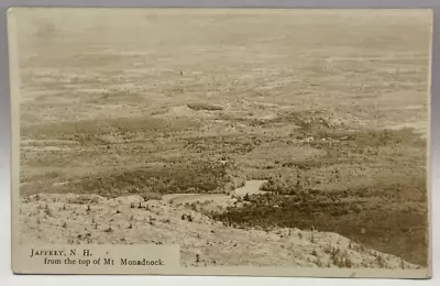 RPPC Jaffrey From Top Of Mt. Monadnock New Hampshire NH Vintage Photo Postcard • $18.95