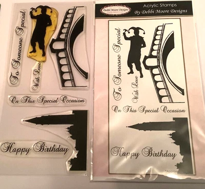 £3.99 • Buy Debbie Moore Designs  -  7 Acrylic Stamps  -VENETIAN STAMPS  - DMUD024