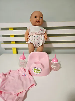 MISSY KISSY BERENGUER DOLL DRINK PLAY SINGS Outfit Dummy POTTY TRAINING BOTTLE • $45