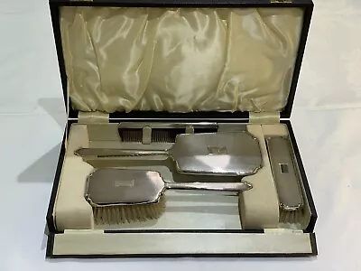 £100 • Buy Antique Silver Dressing Table Set