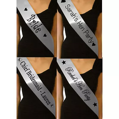 Personalised Birthday Sash Sashes Any Age 18th 21st 30th 40th 50th 60th 70th • £3.60