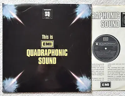 V/A : This Is EMI Quadraphonic Sound - EMI 1972 UK Quad Sampler LP Pop/Jazz/Easy • $4.97