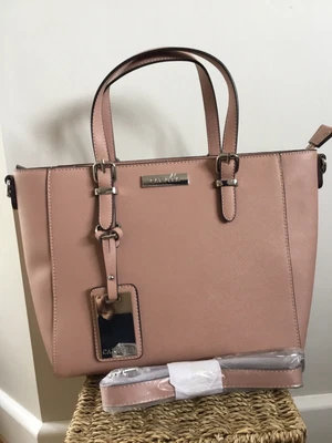 £17 • Buy *NEW* CARVELA Large Blush Pink Zip Top Double Handle Shoulder Bag