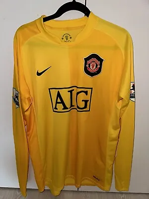 Manchester United 2006/2007 Shirt Large VAN DER SAR 1 • £200