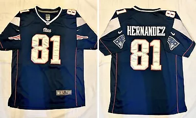 Aaron Hernandez New England Patriots Nike On Field Jersey #81 Adult XL NFL Rare • $229.99