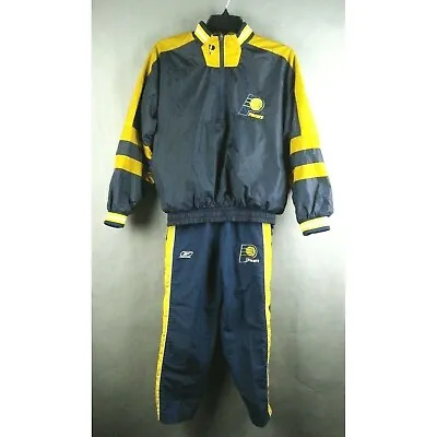 Vintage 1990s Reebok NBA Indiana Pacers Reversible Warm Up Track Suit  Kids • $99.98