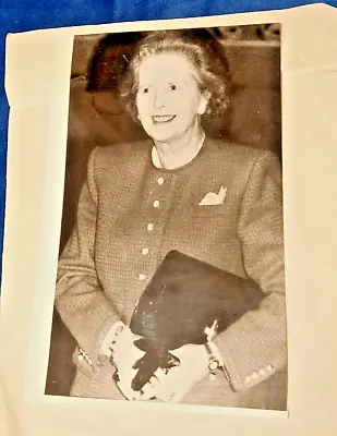 Margaret Thatcher At The Ceremony To Receive The Order Of Merit. 1990 • $3.49