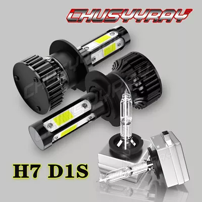 4pcs H7 D1S LED Headlight High Low Beam Bulbs For BMW 528I 2008-2013 528XI 2008 • $26.99