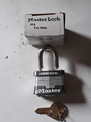 Master Lock 3ka-3303 Keyed Alike Laminated Steel Padlocks Feature A 1-9/16in W • $5.25