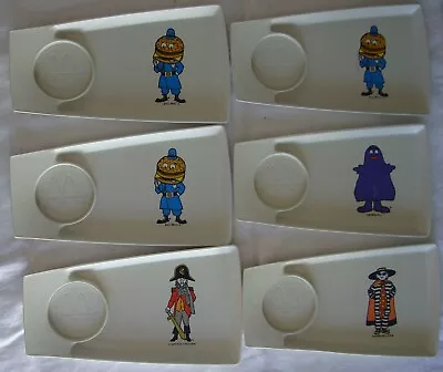 Vintage McDonald's Happy Meal  Drink Holder Serving Tray  Set Of 6   Simon • $54.68