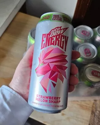 2023 MTN Dew Energy Strawberry Melon Sharp 16 Oz 1 Pack - CASE DISCOUNT Rare • $3