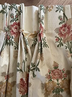 Pair Of Bespoke Curtains Made From The Zoffany Fabric Bergamo 155cm Drop  • £30
