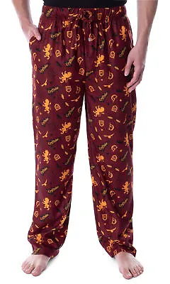 Harry Potter Adult Men's Quidditch House Pajama Pants - 4 Houses Available • $28.95