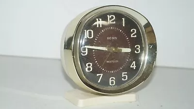 Vintage BIG BEN WESTCLOX USA Wind-up Glow In Dark Desk Alarm Clock - NIce • $2.25