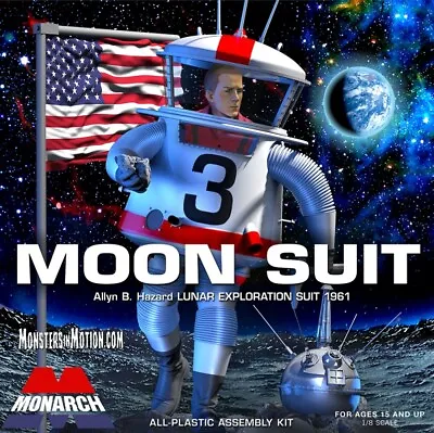 Moon Suit MK-1 Lunar Exploration Model Kit By Monarch SEALED /MINT 031MN05 • $69.99