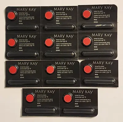 Mary Kay Tinted Lip Balm Samples ROSE - Lot Of 11 - Sunscreen Expired • $7.15