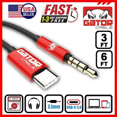 $9.49 • Buy USB-C To AUX 3.5mm Audio Cable Adapter For S9 S10 S20 S21 S22 S23 Note 8 9 10 11