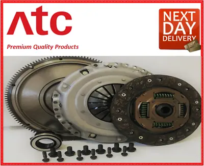 SKODA OCTAVIA SUPERB YETI CLUTCH KIT & FLYWHEEL SOLID MASS 1.9-1.6 TDI 04 To 13 • £149.80