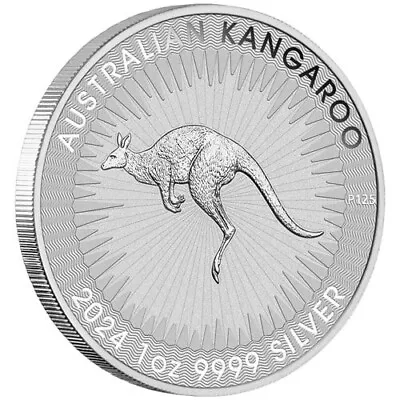 Australian Kangaroo 1oz .9999 Silver Bullion Coin - 2024 The Perth Mint • $59.50