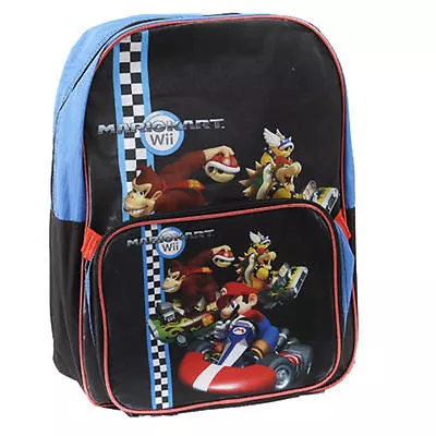 Backpack 16  + Detachable Lunch Bag MARIOKART Nintendo Wii NWT • $16.95