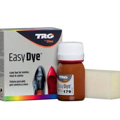 TRG Easy Dye Color Dye For Leather Vinyl & Canvas Repair Shoe Boot Various Color • £8.49