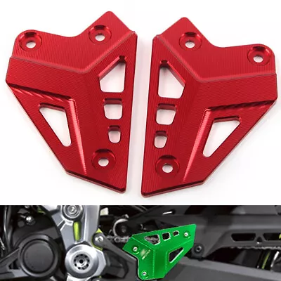 Motorcycle Footrest Rear Set Heel Plates Guard Protector For KAWASAKI Z900 17-23 • $26.12