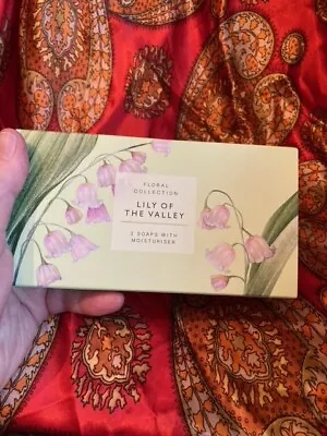 £6 • Buy M&S LILY OF THE VALLEY SOAP SET 3 X75g SOAPS WITH MOISTURISER BN SEALED