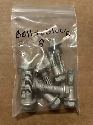 1998-2002 Camaro Firebird LS1 T56 Bellhousing To Block Bolts Set Of 8 New GM • $36.95