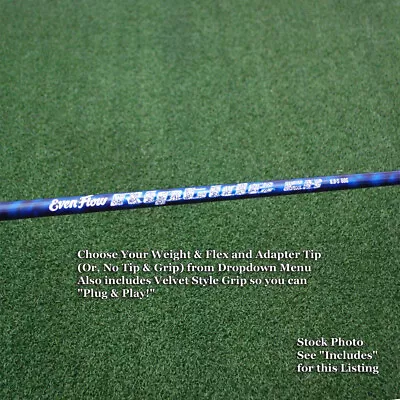 Project X EvenFlow Riptide CB Driver Shaft W/Tip - 60g/70g Stiff X Regular NEW • $89.95